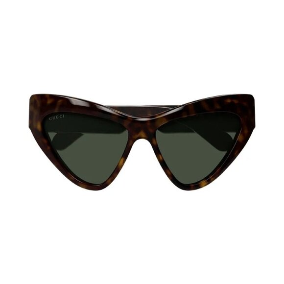 NEW GUCCI SUNGLASSES HAVANA GREEN WOMEN EYEWEAR GUCCI